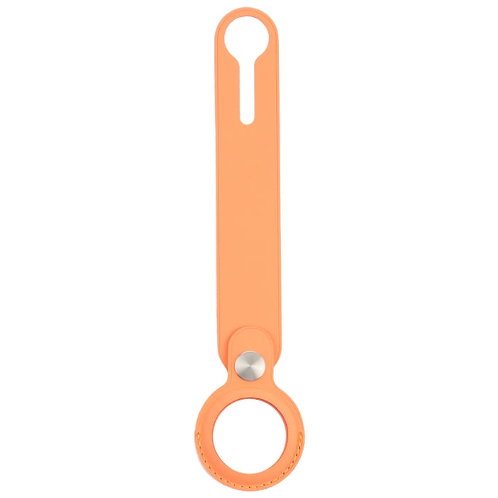 Funda de poliuretano antirrayas con lazo para colgar para AirTag