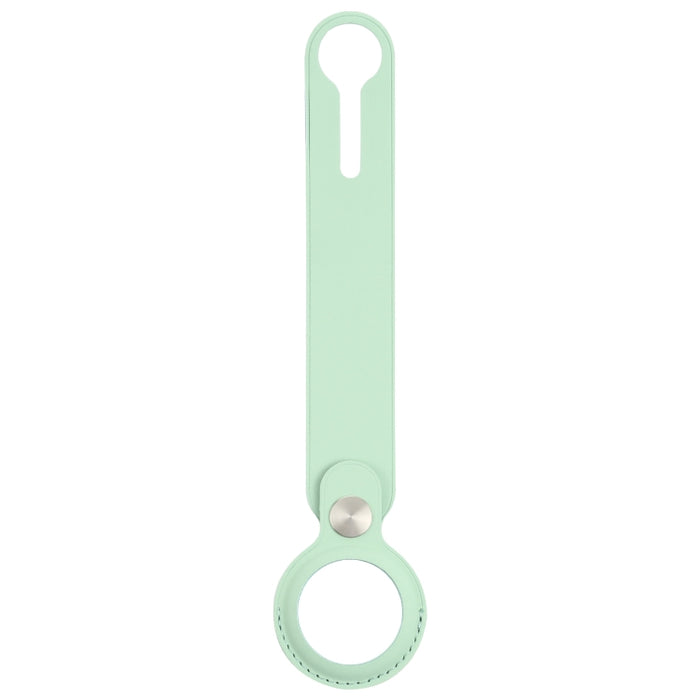 Funda de poliuretano antirrayas con lazo para colgar para AirTag