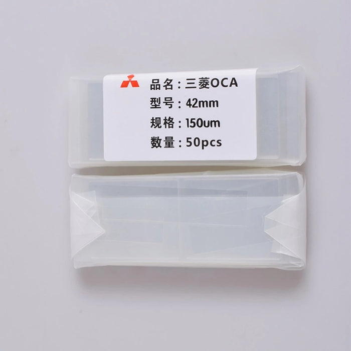 Adhesivo ópticamente transparente OCA de 50 piezas para Apple Watch Series 1/2/3 42 MM, For Watch Series 1 / 2 / 3 42MM