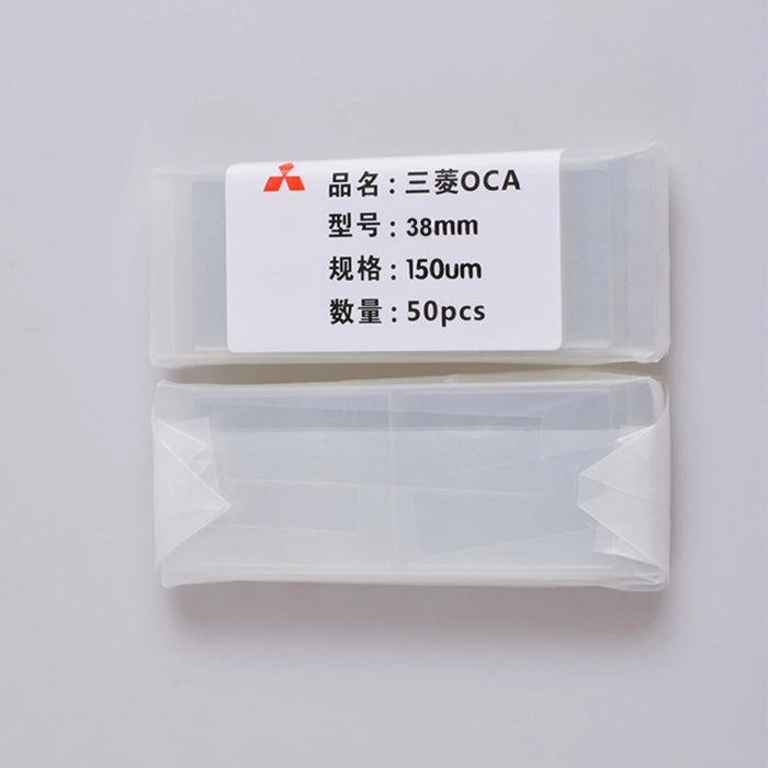 Adhesivo ópticamente transparente OCA de 50 piezas para Apple Watch Series 1/2/3 38 MM, For Watch Series 1 / 2 / 3 38MM