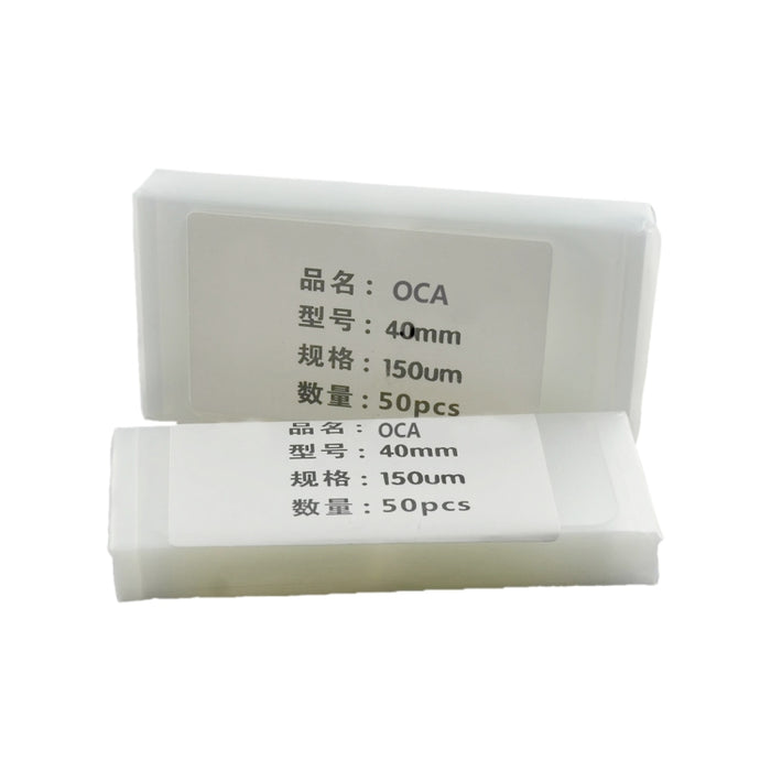 Adhesivo ópticamente transparente OCA de 50 piezas para Apple Watch Series 4/5/6 40 mm, For Watch Series 4 / 5 / 6 40MM