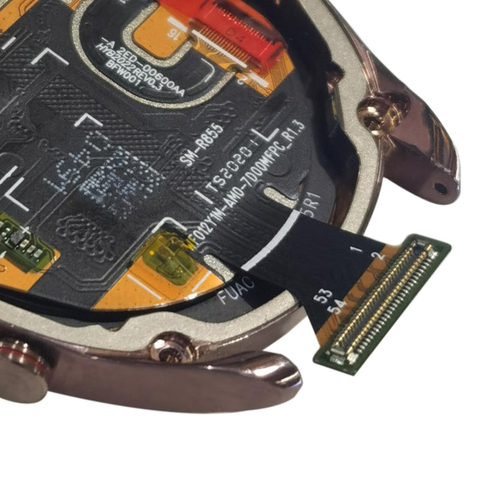 Montaje completo de pantalla LCD y digitalizador con marco para Samsung Galaxy Watch3 SM-R850/R855