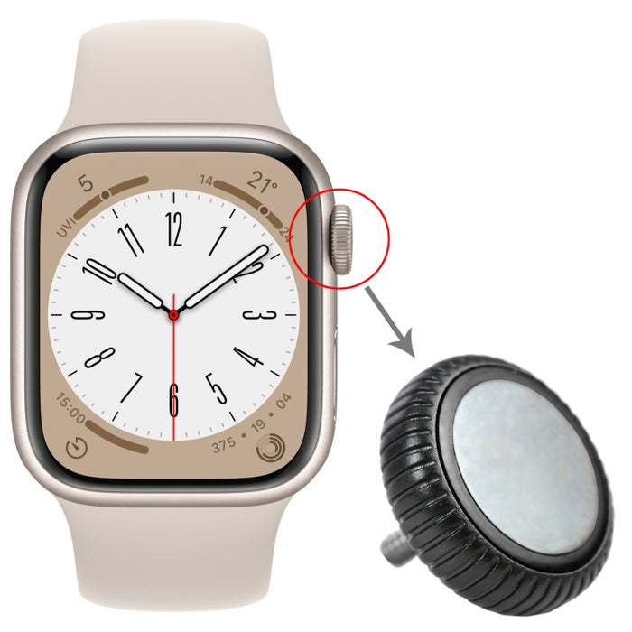 Reemplazo de tuerca de corona de reloj para Apple Watch Series 8 (GPS), For Apple Watch Series 8 (GPS)