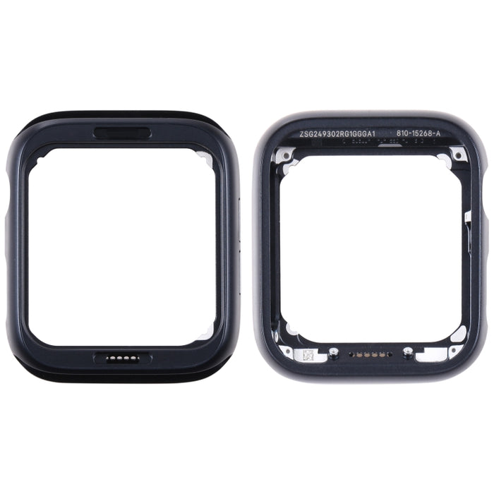 Para Apple Watch Series SE 2022 Placa de bisel de marco medio de acero inoxidable de 44 mm, For Apple Watch Series SE 2022 44mm