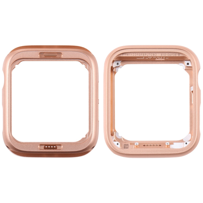 Para Apple Watch Series SE 2022 Placa de bisel de marco medio de acero inoxidable de 44 mm, For Apple Watch Series SE 2022 44mm