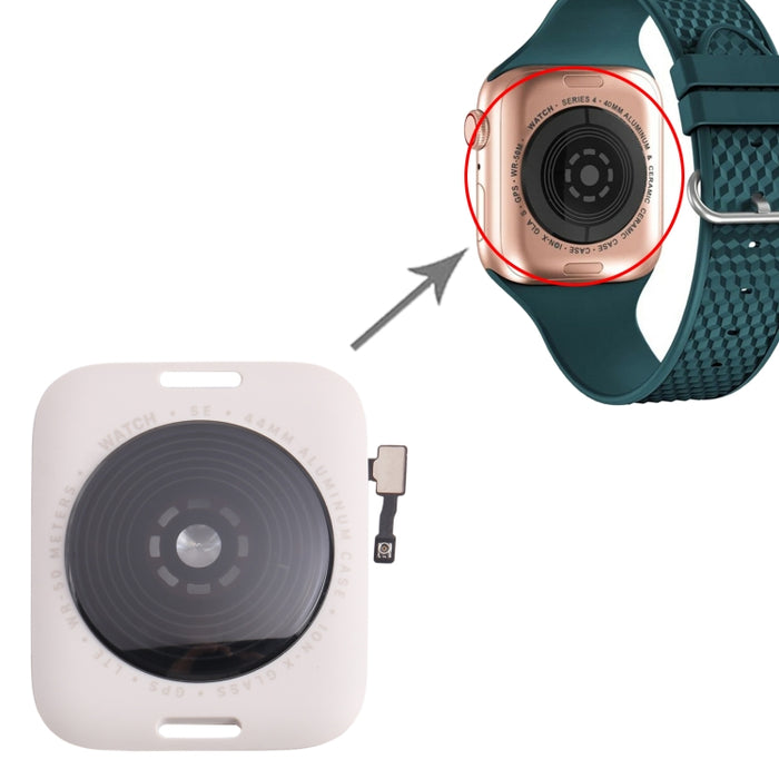 Para Apple Watch SE 2022 44 mm LTE Edition Cubierta de vidrio de carcasa trasera con cable, For Apple Watch SE 2022 44mm LTE (with Cable)