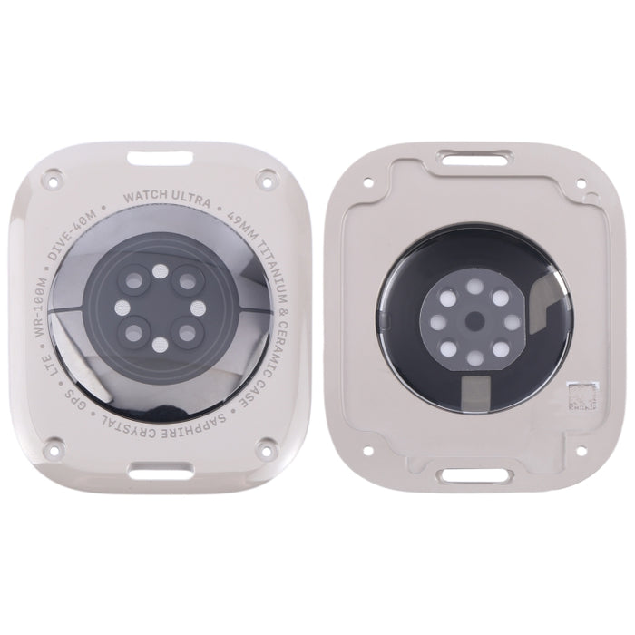Para Apple Watch Series Ultra 1/2 49 mm Cubierta de vidrio de carcasa trasera, For Apple Watch Series Ultra 1/ 2 49mm