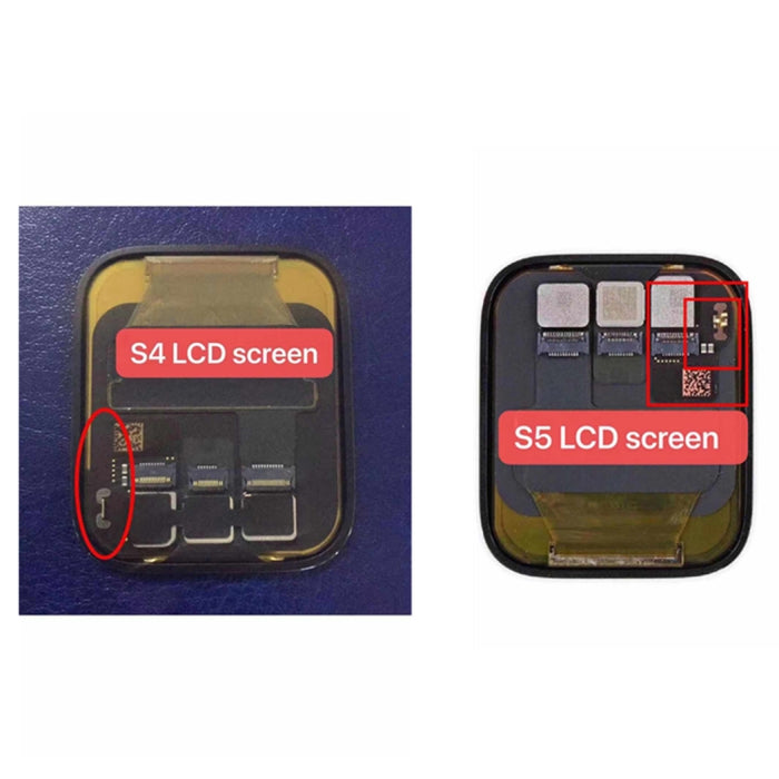 Pantalla LCD y digitalizador de montaje completo para Apple Watch Series 5 de 44 mm, Series 5 44mm