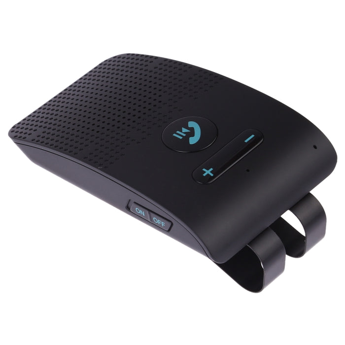 SP09 Multipunto Inalámbrico Bluetooth V4.2 Kit Manos Libres para Coche Altavoz Altavoz, Soporte Lectura de Voz y Sensor de Vibración