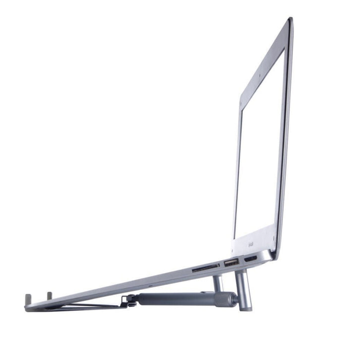 Soporte de refrigeración Universal de aleación de aluminio, soporte extensor de altura plegable para PC, iPad y Notebook de 12-17 pulgadas
