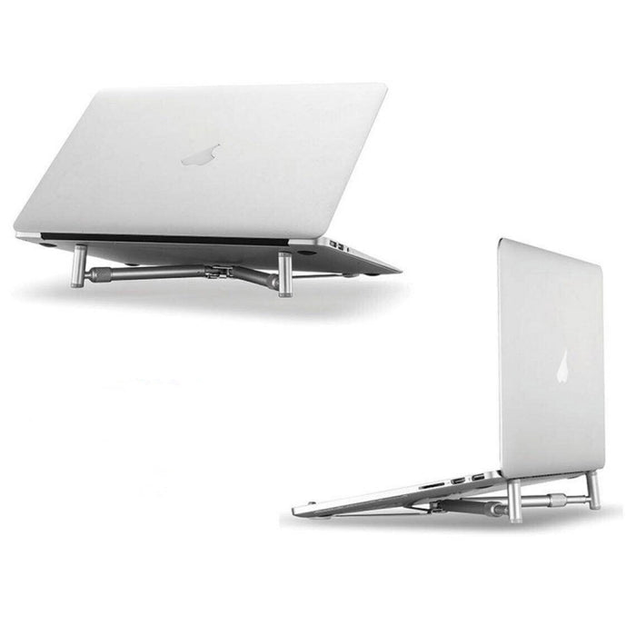 Soporte de refrigeración Universal de aleación de aluminio, soporte extensor de altura plegable para PC, iPad y Notebook de 12-17 pulgadas