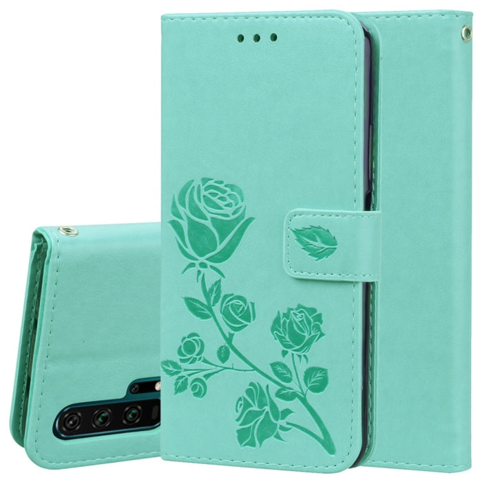 Estuche de cuero de PU con tapa horizontal en relieve rosa con soporte y ranuras para tarjetas y billetera, for Huawei Honor 20, for Huawei Honor 20 Pro, for Xiaomi Redmi K20 / K20 Pro, for Xiaomi Redmi 7A