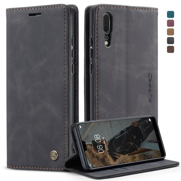 CaseMe-013 Estuche de cuero con tapa horizontal multifuncional desmontable con ranura para tarjeta y soporte y billetera con cremallera y marco de fotos, For Galaxy M10, For Galaxy M20, For Galaxy S10 5G, For Huawei P20, For Huawei P20 Lite, For Xiaomi...