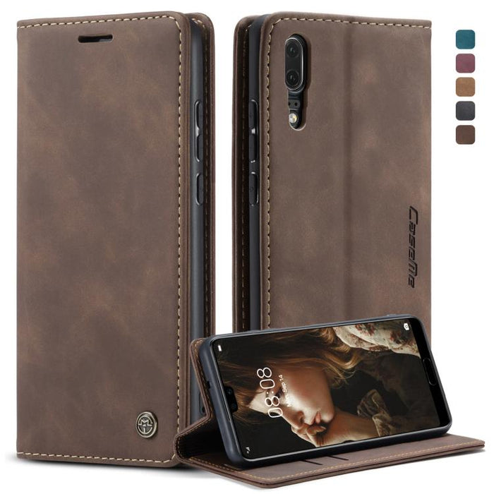 CaseMe-013 Estuche de cuero con tapa horizontal multifuncional desmontable con ranura para tarjeta y soporte y billetera con cremallera y marco de fotos, For Galaxy M10, For Galaxy M20, For Galaxy S10 5G, For Huawei P20, For Huawei P20 Lite, For Xiaomi...
