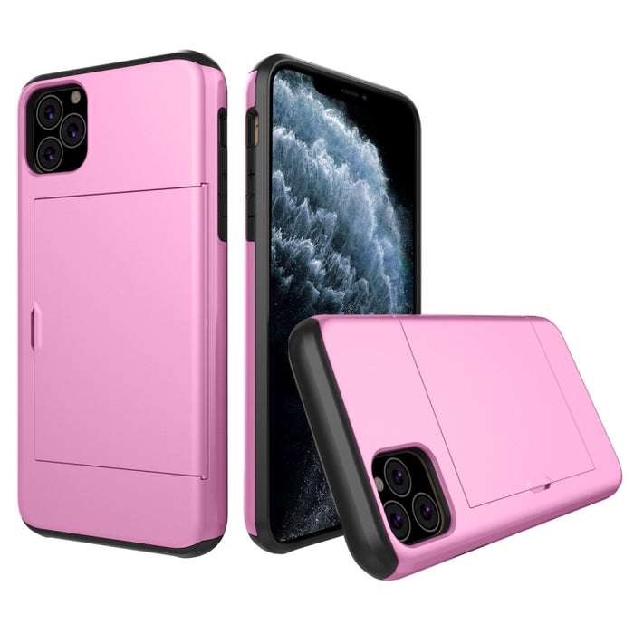 Estuche protector de armadura resistente a prueba de golpes con ranura para tarjeta