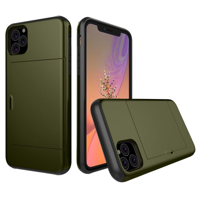 Estuche protector de armadura resistente a prueba de golpes con ranura para tarjeta