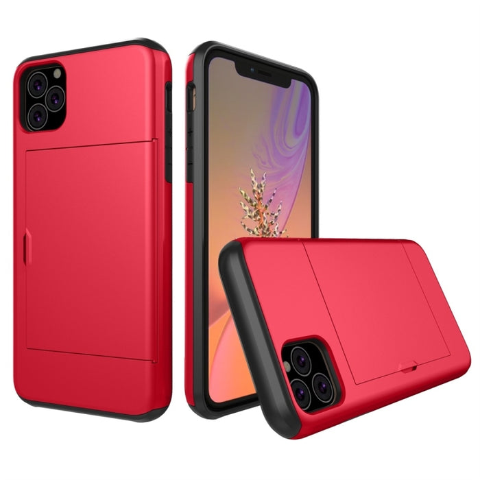 Estuche protector de armadura resistente a prueba de golpes con ranura para tarjeta