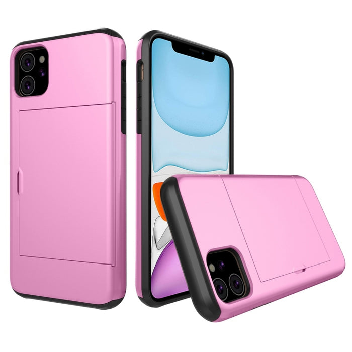 Estuche protector de armadura resistente a prueba de golpes con ranura para tarjeta