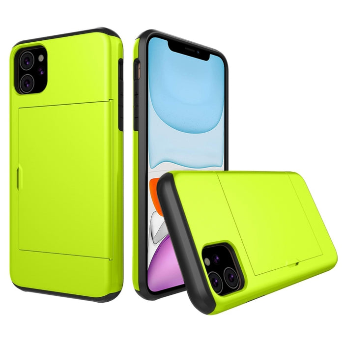 Estuche protector de armadura resistente a prueba de golpes con ranura para tarjeta