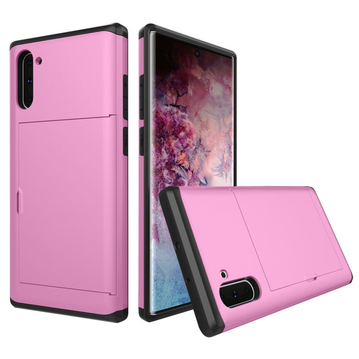Estuche protector de armadura resistente a prueba de golpes con ranura para tarjeta