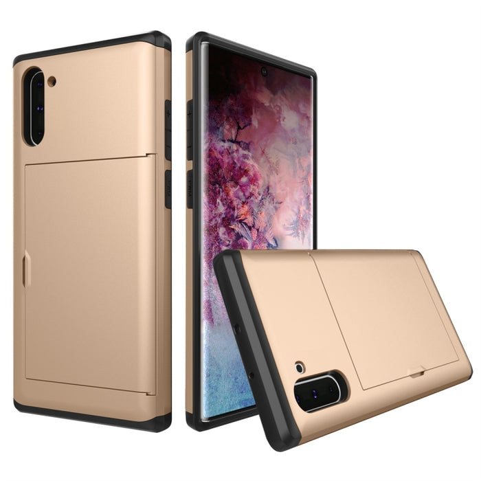Estuche protector de armadura resistente a prueba de golpes con ranura para tarjeta