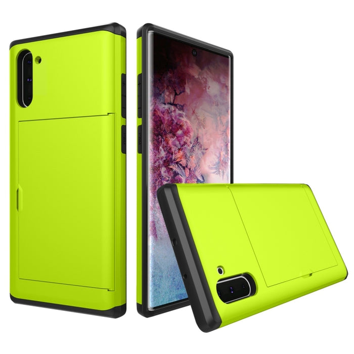 Estuche protector de armadura resistente a prueba de golpes con ranura para tarjeta
