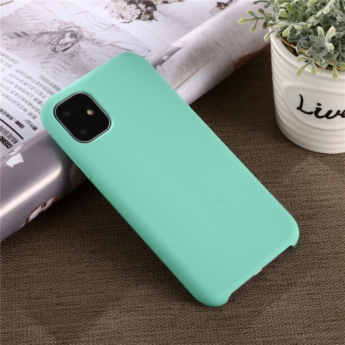 Estuche a prueba de golpes de silicona líquida de color sólido