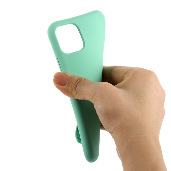 Estuche a prueba de golpes de silicona líquida de color sólido