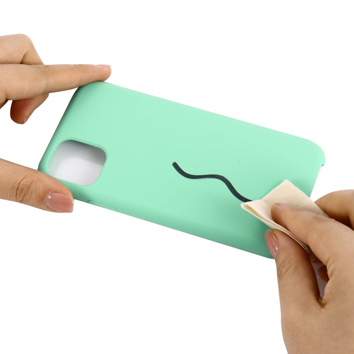 Estuche a prueba de golpes de silicona líquida de color sólido