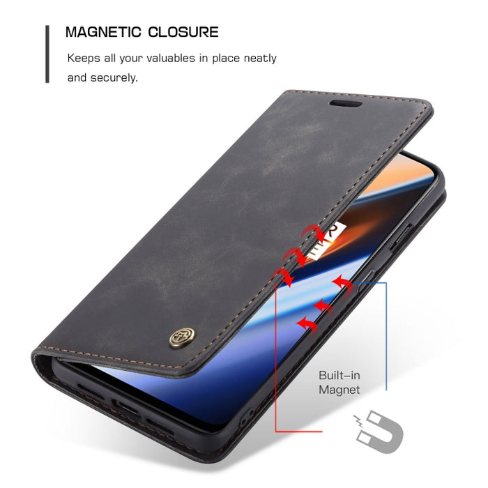 CaseMe-013 Estuche de cuero con tapa horizontal esmerilado retro multifuncional con ranura para tarjeta y soporte y billetera, For OnePlus 7, For OnePlus 7 Pro, For Xiaomi Mi 9, For Xiaomi Mi 9T Pro / Redmi K20 Pro / Xiaomi Mi 9T / Redmi K20           ...