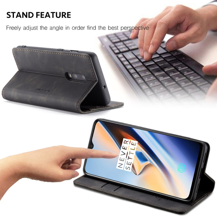 CaseMe-013 Estuche de cuero con tapa horizontal esmerilado retro multifuncional con ranura para tarjeta y soporte y billetera, For OnePlus 7, For OnePlus 7 Pro, For Xiaomi Mi 9, For Xiaomi Mi 9T Pro / Redmi K20 Pro / Xiaomi Mi 9T / Redmi K20           ...