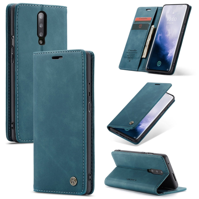 CaseMe-013 Estuche de cuero con tapa horizontal esmerilado retro multifuncional con ranura para tarjeta y soporte y billetera, For OnePlus 7, For OnePlus 7 Pro, For Xiaomi Mi 9, For Xiaomi Mi 9T Pro / Redmi K20 Pro / Xiaomi Mi 9T / Redmi K20           ...