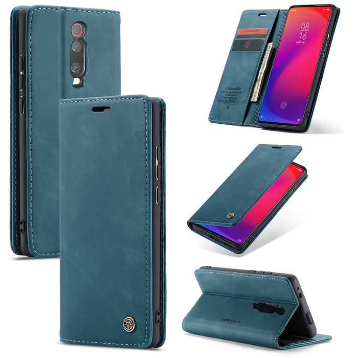 CaseMe-013 Estuche de cuero con tapa horizontal esmerilado retro multifuncional con ranura para tarjeta y soporte y billetera, For OnePlus 7, For OnePlus 7 Pro, For Xiaomi Mi 9, For Xiaomi Mi 9T Pro / Redmi K20 Pro / Xiaomi Mi 9T / Redmi K20           ...