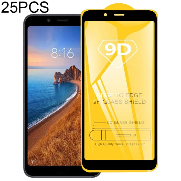 25 PCS 9D Película de vidrio templado de pantalla completa con pegamento completo, For Xiaomi Mi 9 (25 PCS), For Xiaomi Mi 8 (25 PCS), For Xiaomi Mi 9 SE (25 PCS), For Xiaomi Mi 9X (25 PCS), For Xiaomi Mi 9T, For Xiaomi Redmi Note 7 (25 PCS)           ...