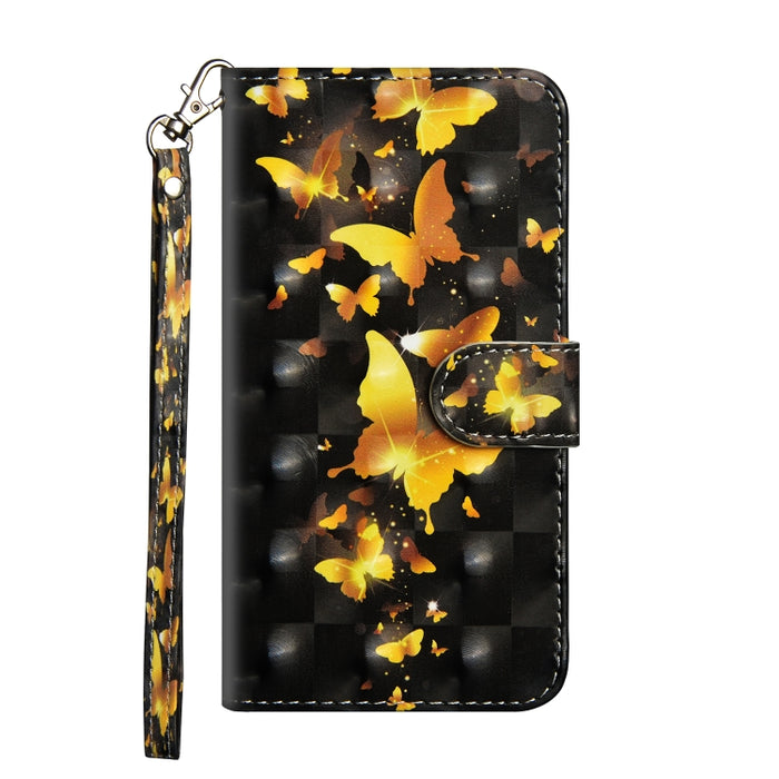 Patrón de pintura 3D Flip horizontal TPU + Funda de cuero PU con soporte y ranuras para tarjetas y billetera, For iPhone 6 Plus / 6s Plus, For iPhone 6 / 6s, For iPhone 7 Plus, For iPhone SE 2022 / SE 2020 / 8 / 7, For iPhone 8 Plus, For iPhone XS / X ...