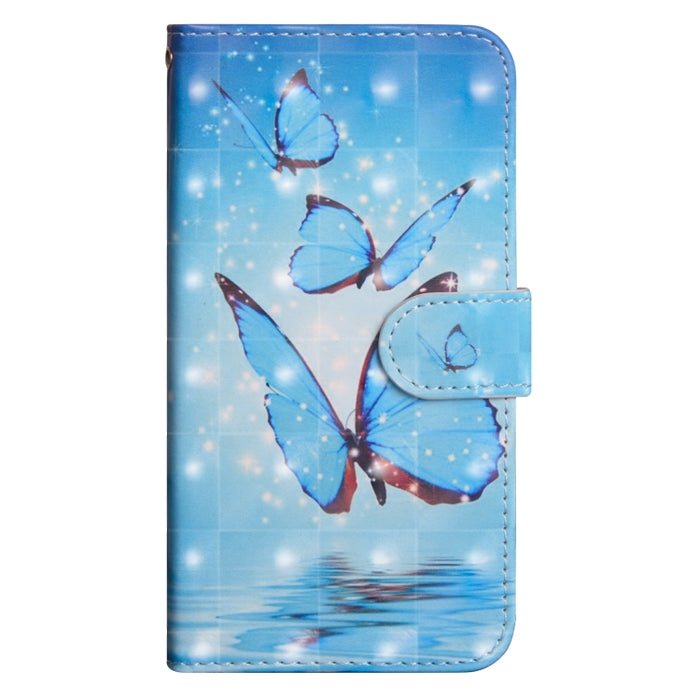 Patrón de pintura 3D Flip horizontal TPU + Funda de cuero PU con soporte y ranuras para tarjetas y billetera, For iPhone 6 Plus / 6s Plus, For iPhone 6 / 6s, For iPhone 7 Plus, For iPhone SE 2022 / SE 2020 / 8 / 7, For iPhone 8 Plus, For iPhone XS / X ...