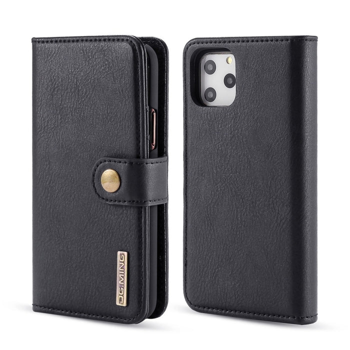DG.MING Crazy Horse Texture Flip Estuche de cuero magnético desmontable con soporte y ranuras para tarjetas y billetera, For iPhone 11 Pro Max, For Samsung Galaxy Note 10+, for iPhone 11 Pro, for Galaxy Note 10, for Galaxy Note 10+, for iPhone 11      ...