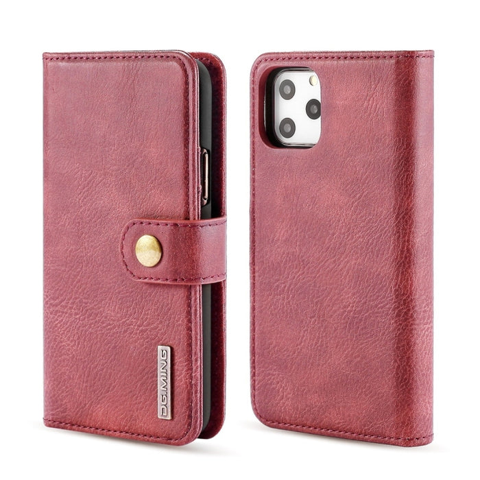 DG.MING Crazy Horse Texture Flip Estuche de cuero magnético desmontable con soporte y ranuras para tarjetas y billetera, For iPhone 11 Pro Max, For Samsung Galaxy Note 10+, for iPhone 11 Pro, for Galaxy Note 10, for Galaxy Note 10+, for iPhone 11      ...