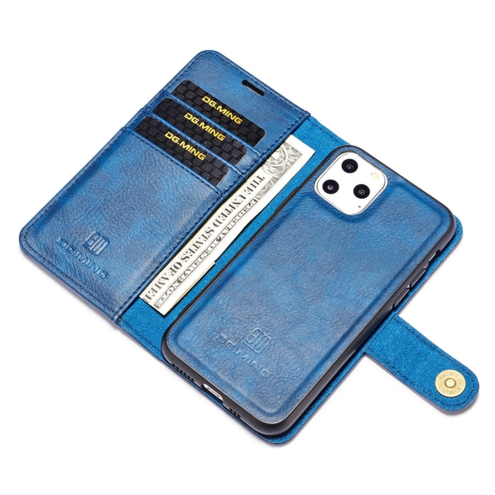 DG.MING Crazy Horse Texture Flip Estuche de cuero magnético desmontable con soporte y ranuras para tarjetas y billetera, For iPhone 11 Pro Max, For Samsung Galaxy Note 10+, for iPhone 11 Pro, for Galaxy Note 10, for Galaxy Note 10+, for iPhone 11      ...