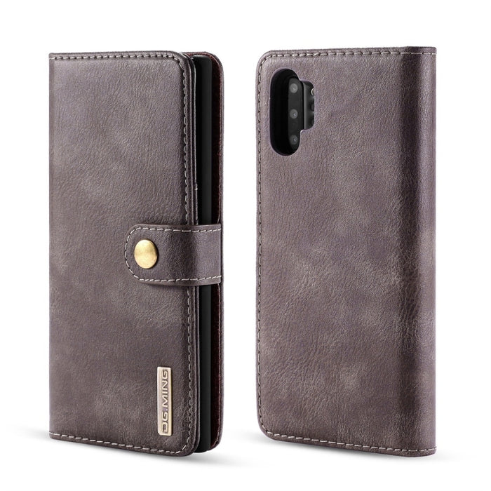 DG.MING Crazy Horse Texture Flip Estuche de cuero magnético desmontable con soporte y ranuras para tarjetas y billetera, For iPhone 11 Pro Max, For Samsung Galaxy Note 10+, for iPhone 11 Pro, for Galaxy Note 10, for Galaxy Note 10+, for iPhone 11      ...