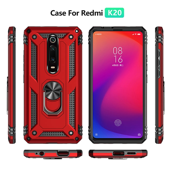 Funda protectora Armor a prueba de golpes TPU + PC con soporte de rotación de 360 grados para, For Huawei Mate 20 Pro, For Xiaomi Redmi K20