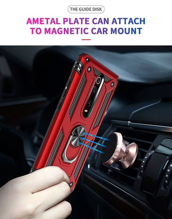 Funda protectora Armor a prueba de golpes TPU + PC con soporte de rotación de 360 grados para, For Huawei Mate 20 Pro, For Xiaomi Redmi K20