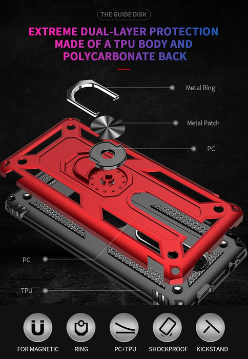Funda protectora Armor a prueba de golpes TPU + PC con soporte de rotación de 360 grados para, For Huawei Mate 20 Pro, For Xiaomi Redmi K20