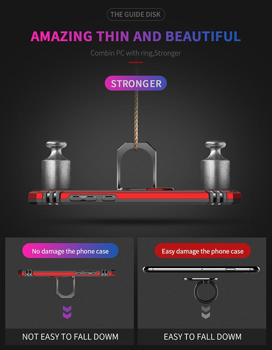 Funda protectora Armor a prueba de golpes TPU + PC con soporte de rotación de 360 grados para, For Huawei Mate 20 Pro, For Xiaomi Redmi K20