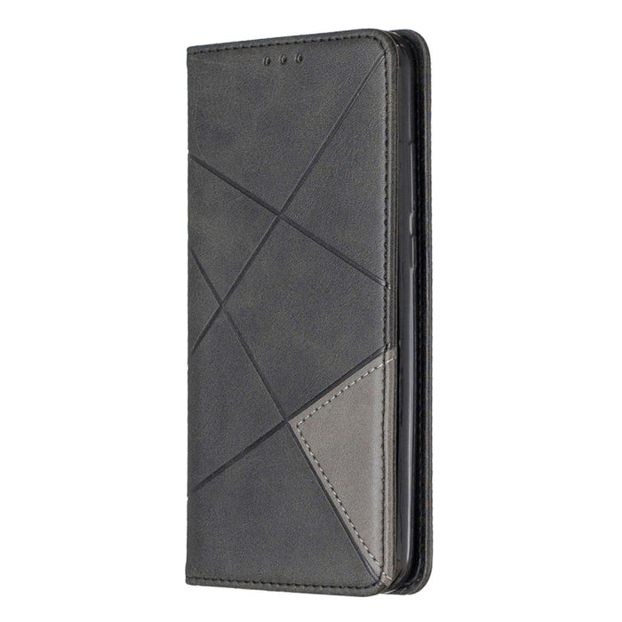 Estuche de cuero magnético con tapa horizontal con textura de rombos con soporte y ranuras para tarjetas y billetera, For Huawei P Smart Z / Y9 Prime (2019), For Huawei P Smart 2019 / Honor 10 Lite, For Huawei P Smart+ 2019 / Honor 10i (Honor 20 lite) ...