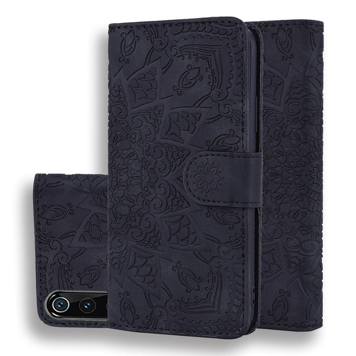 Estuche de cuero en relieve con diseño plegable doble con patrón de becerro con billetera y soporte y ranuras para tarjetas, for Xiaomi Redmi 7A, for Xiaomi Redmi Note 6 / Note 6 Pro, for Xiaomi Redmi 6 / 6A, for Xiaomi Redmi K20 / K20 Pro             ...