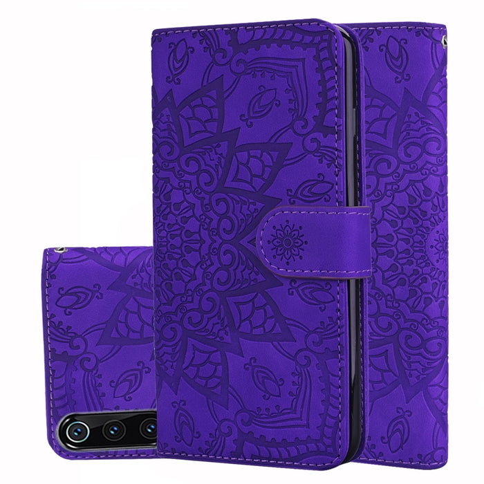 Estuche de cuero en relieve con diseño plegable doble con patrón de becerro con billetera y soporte y ranuras para tarjetas, for Xiaomi Redmi 7A, for Xiaomi Redmi Note 6 / Note 6 Pro, for Xiaomi Redmi 6 / 6A, for Xiaomi Redmi K20 / K20 Pro             ...