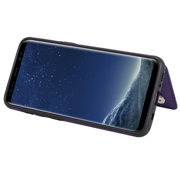 Estuche protector a prueba de golpes con estampado de árbol de gato con ranuras para tarjetas y marco de fotos