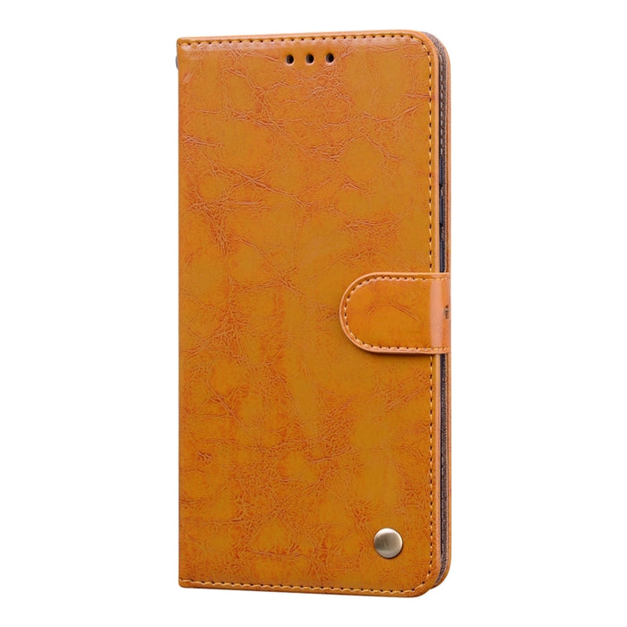 Estuche de cuero con tapa horizontal con textura de cera de aceite de estilo comercial, con soporte y ranuras para tarjetas y billetera, For Xiaomi Redmi 9, For Xiaomi Redmi 9A, For Xiaomi Redmi 9C, For Xiaomi Poco X3 NFC