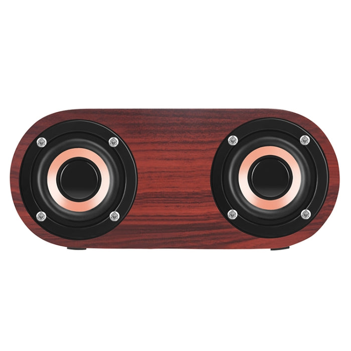 Q8 Bluetooth 4.2 Altavoz Bluetooth de cuernos dobles de madera clásico